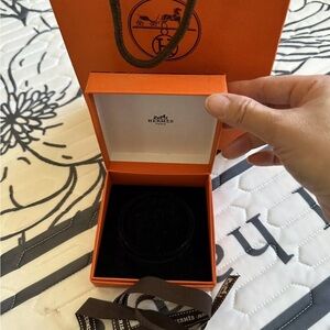 hermes empty gift box For Bracelet. See Size. Condition is Used.